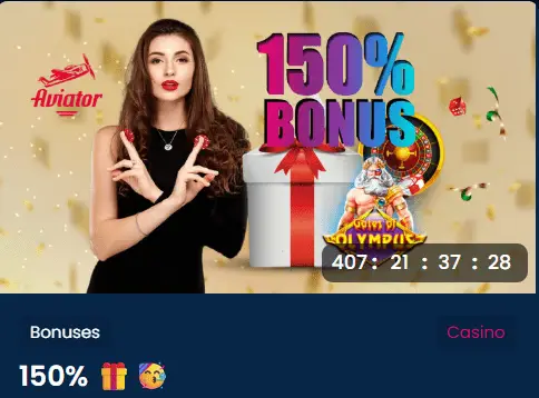 150% bonus in DelOro Casino