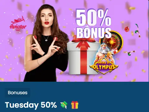 50% bonus in DelOro Casino